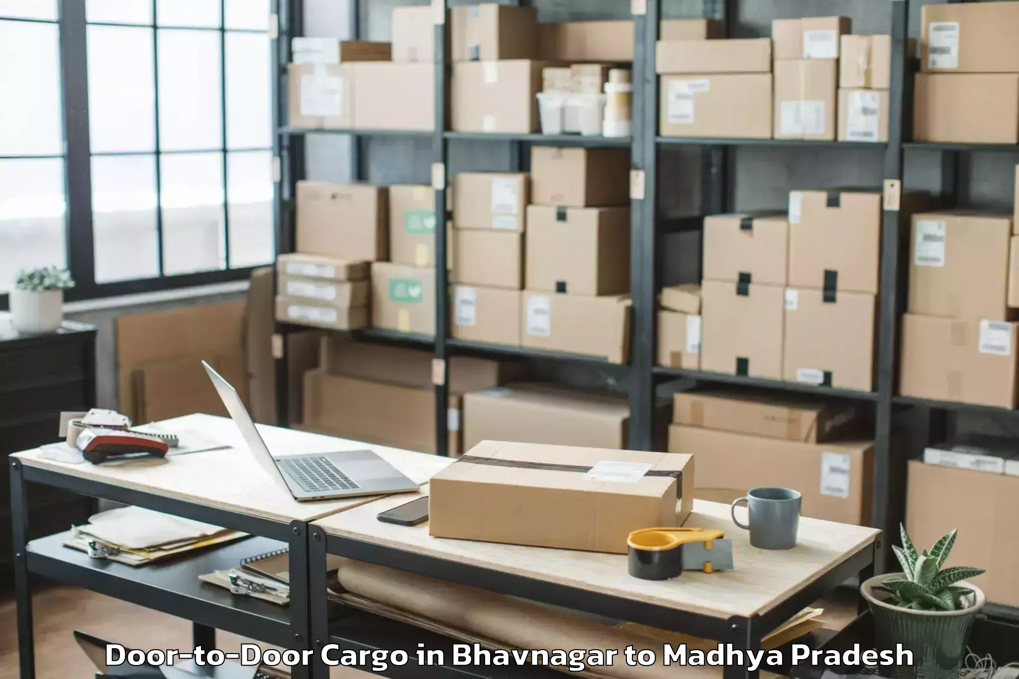 Professional Bhavnagar to Khajuraho Door To Door Cargo